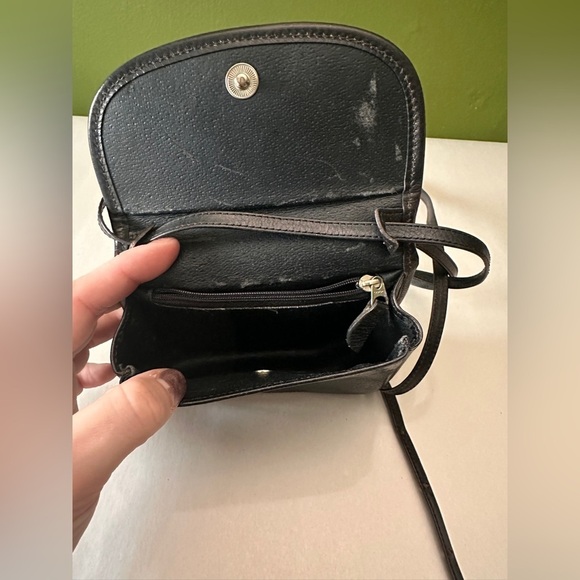 Harley Davidson Vintage Embossed Leather Mini Belt Bag Crossbody - Picture 4 of 5